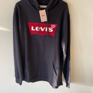 Men’s Levi’s Pullover Hoody Chenille Batwing Logo